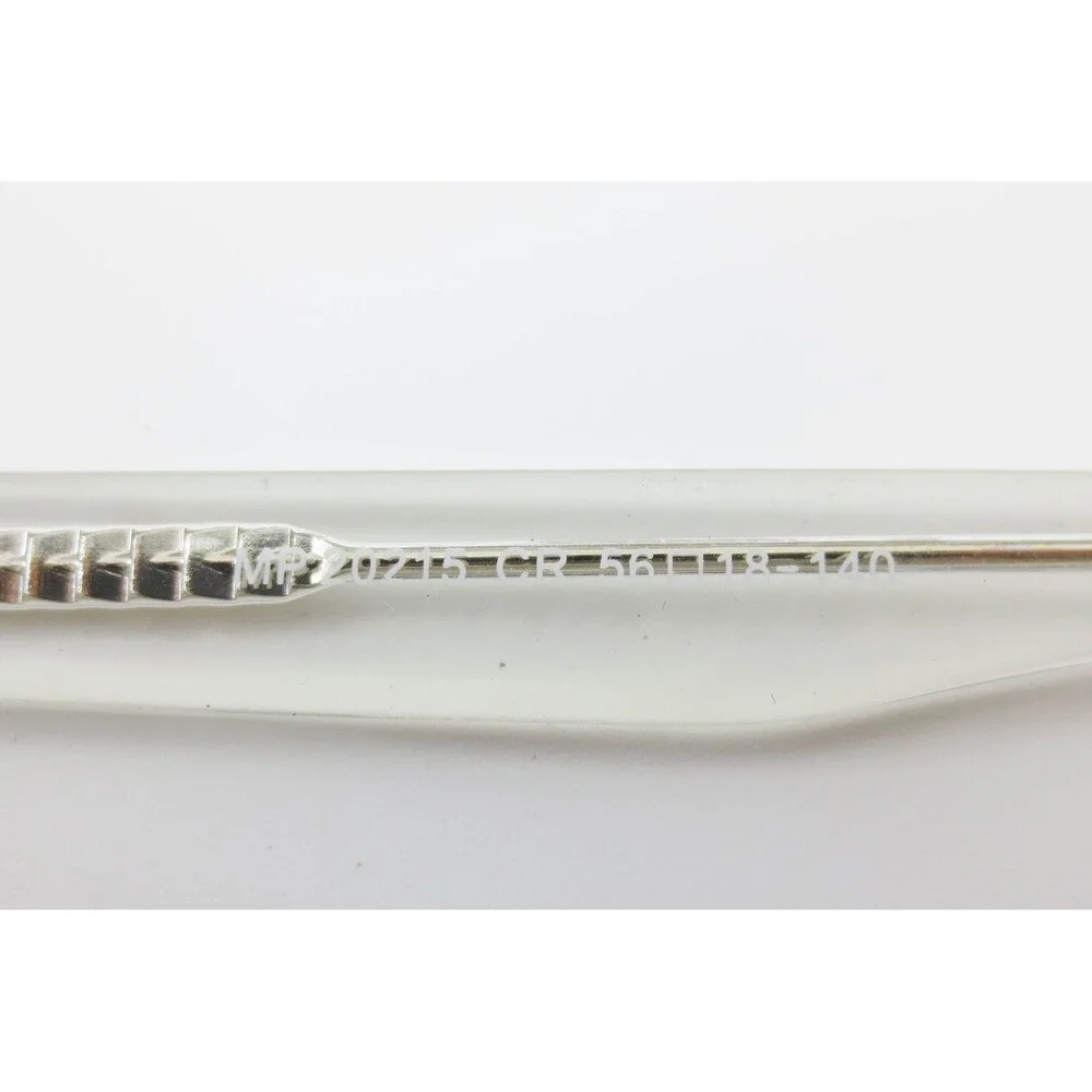 Clear Rectangular Eyeglass Frames MP20215 CR 56-18-140 Transparent Minimalist